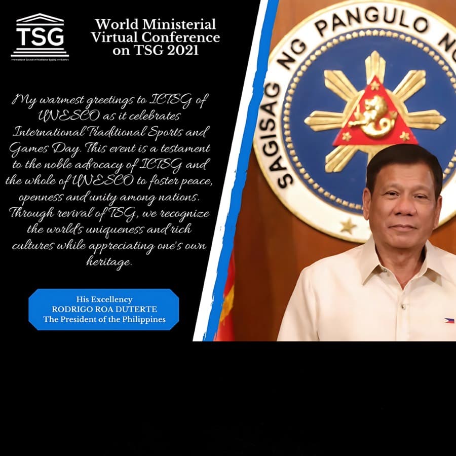 Message of the President of the Philippines on International Day of TSG