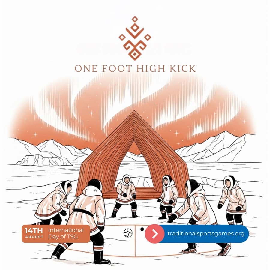 One-Foot High Kick: Celebrating Indigenous Balance and Strength through Arctic Traditional Games