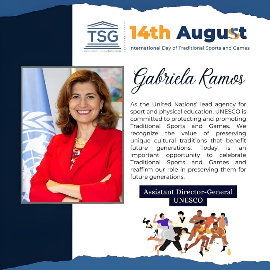 Message of ADG UNESCO on the eve of International Day of TSG.